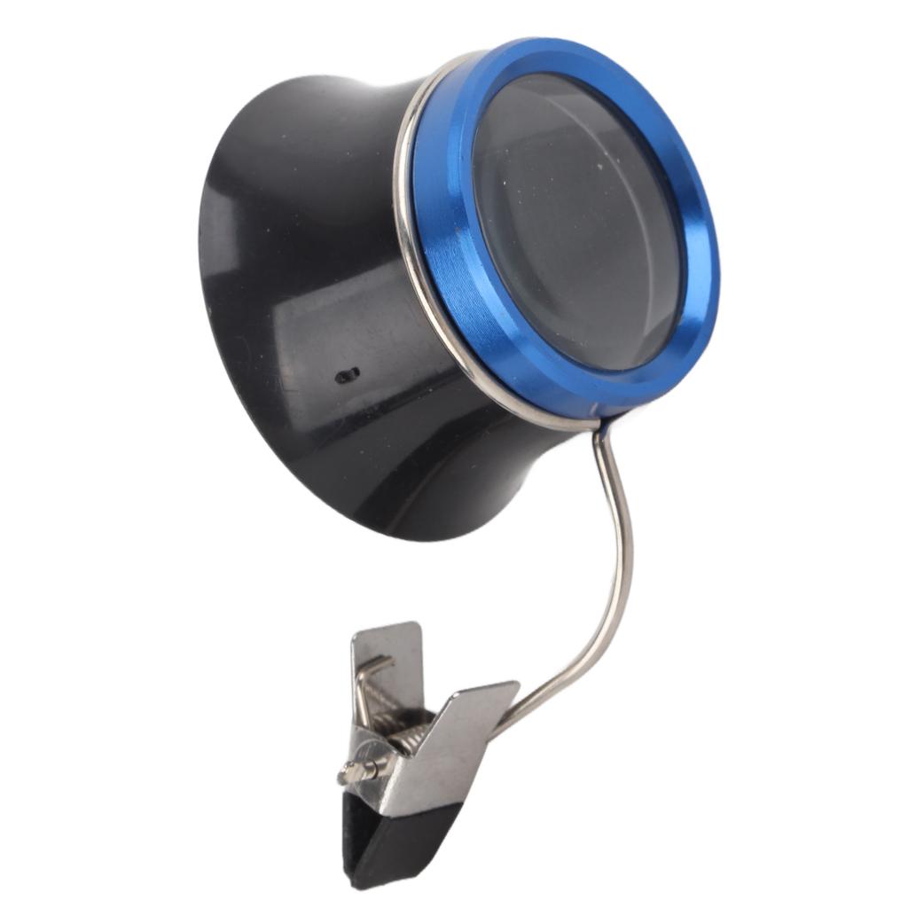 5X Eye Loupe Professional Portable Jewelry Magnifier with Clip for Watch Repair Coins Stamps