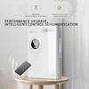 Office Home Dehumidifiers Mini Desiccant Compact LED Discplay Air Purifier Machine Automatic Power-off Dehumidifier White 2.2L AC 220V