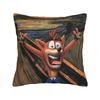 Crash Bandicoot Mask Icon Pillow Case  Fashion Pillow Cover Square Pillowcases For Living Room Bed Chair