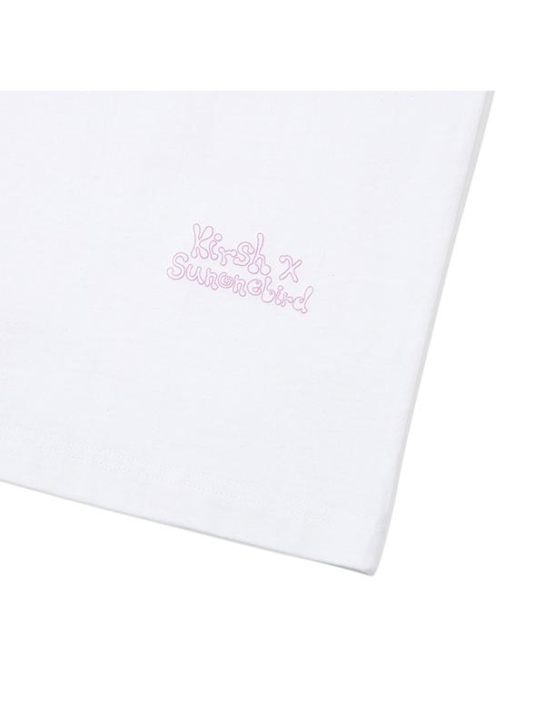 KIRSH X Sunonebird Big Oversized Eye T-Shirt [White]