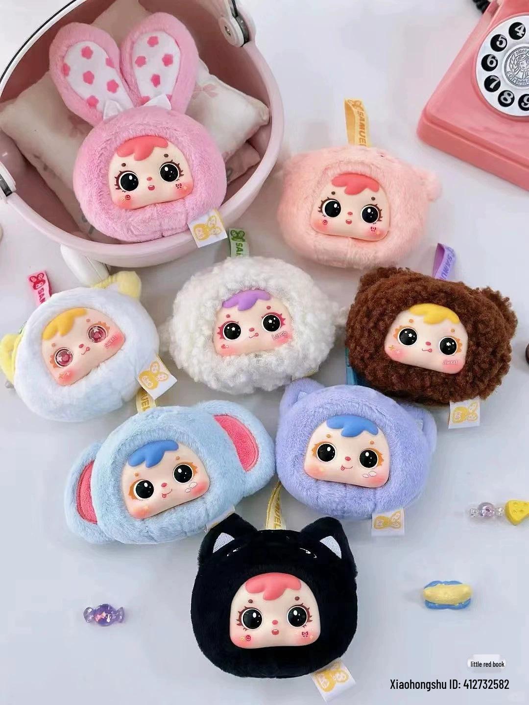 

Оригинальная плюшевая фигурка кота манеки-неко от Samuel Sanxiao Mao, сюрприз в коробке End Box