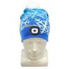 Wholesaleled Light Up Beanie Hat Oem Odm Factory Custom LOGO with Snowflake Pattern Warm Knit Winter Cap Led Light Up Beanie Hat
