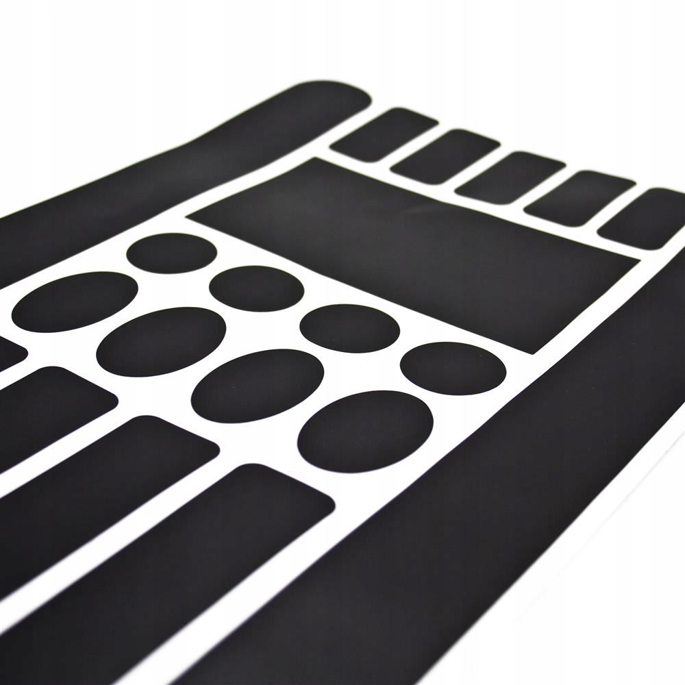 Protective Stickers For Frame Black Matte, 20 Pcs.