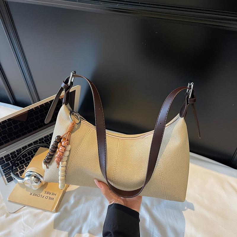 Underarm Bag Women's New Autumn and Winter Retro Fashion Shoulder Bag Portable Messenger Casual Commuter Oblique