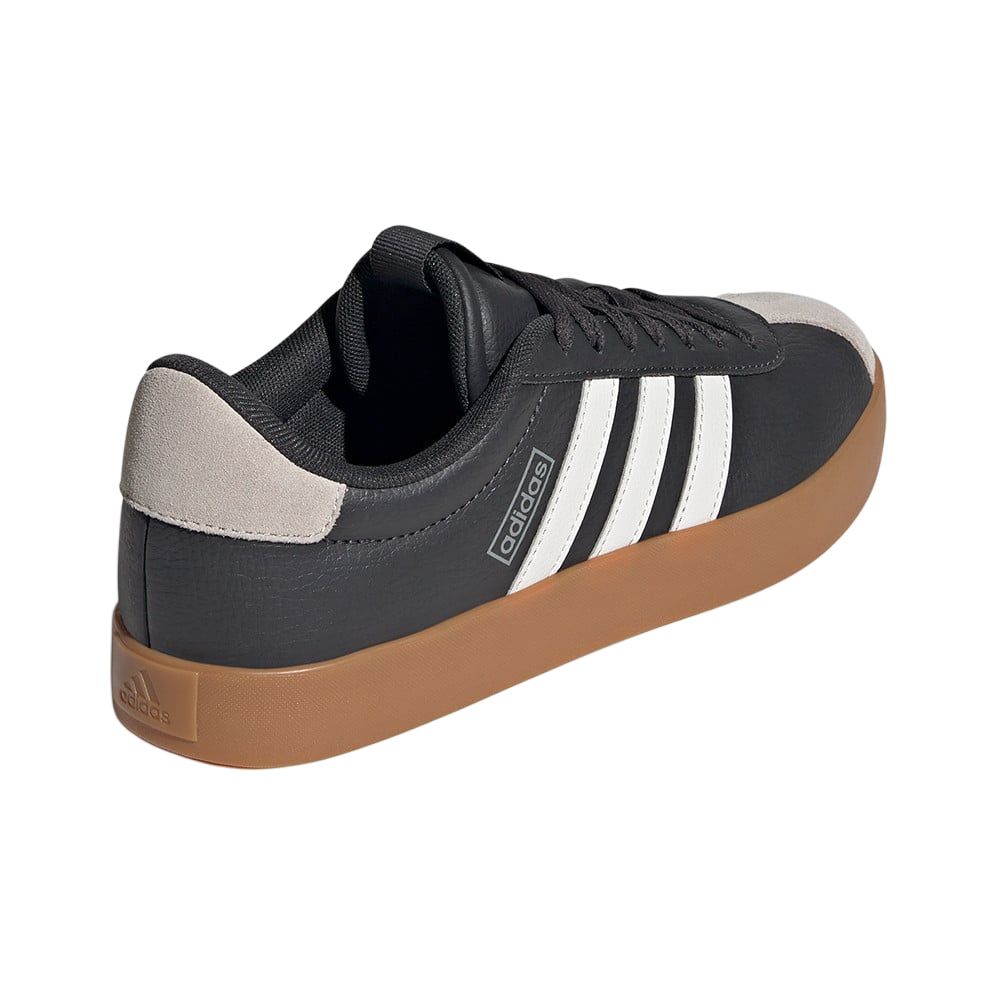 Adidas VL Court 3.0 Carbon Alumina Unisex Sneakers Black Core-White JS0504