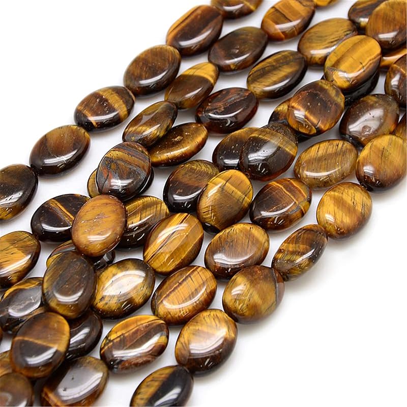 Fashewelry 20pcs Natural Carnelian Gemstone Beads 18x13mm Flat Oval Healing Crystal Loose Stone Beads for Jewelry Necklace Bracelet Earring Craft,