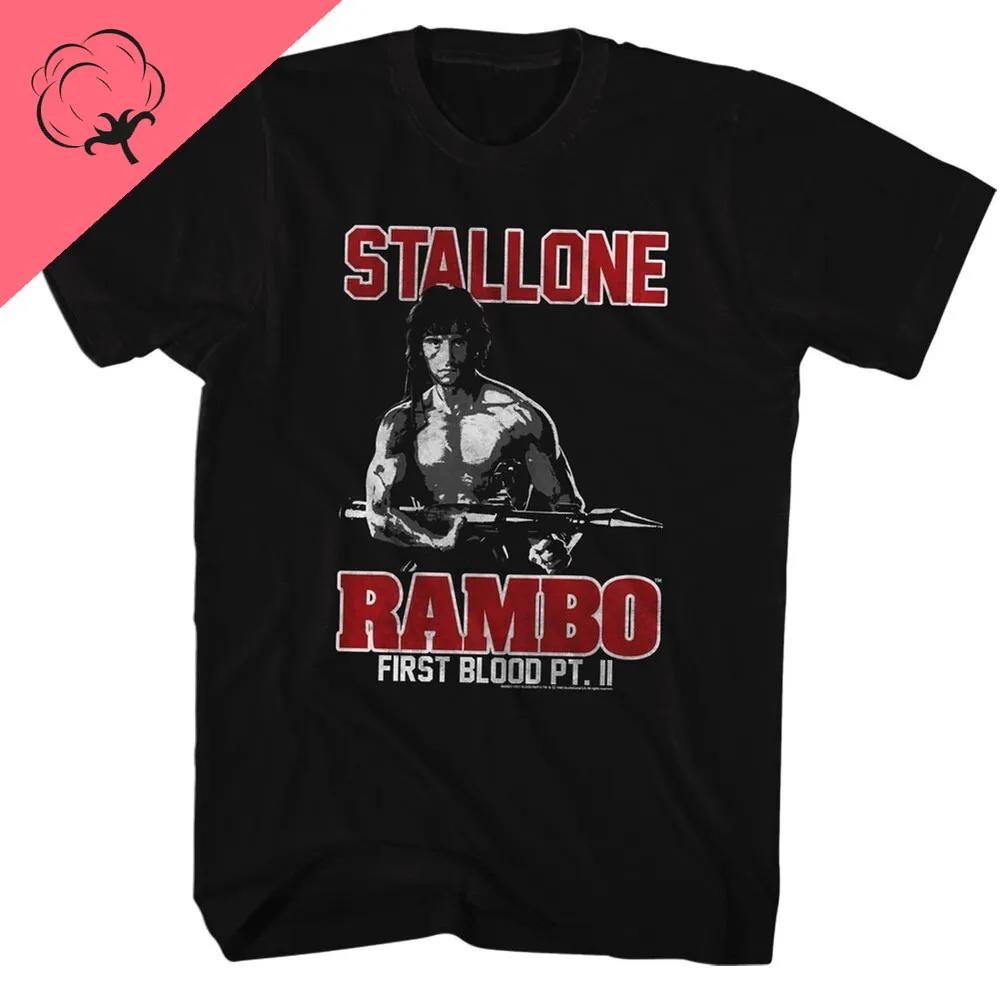 John Rambo Printed Tshirt Top Unisex Loose Comfort Tees 2025 Summer New Style Casual Clothing Oversized T Shirts 100 Cotton