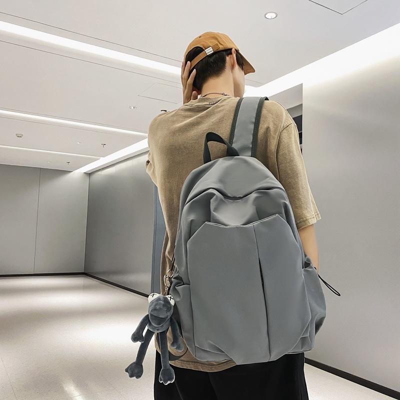 Schoolbag schoolbag male college student ins trendy cool casual simple large capacity backpack junior high school high school travel backpack