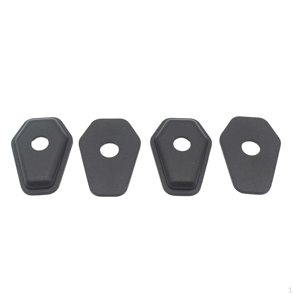 4x Black Spacer Turn Signal Adapters Spacers Motorcycle Accessories for Gsxr600/750/1000 Spare Parts