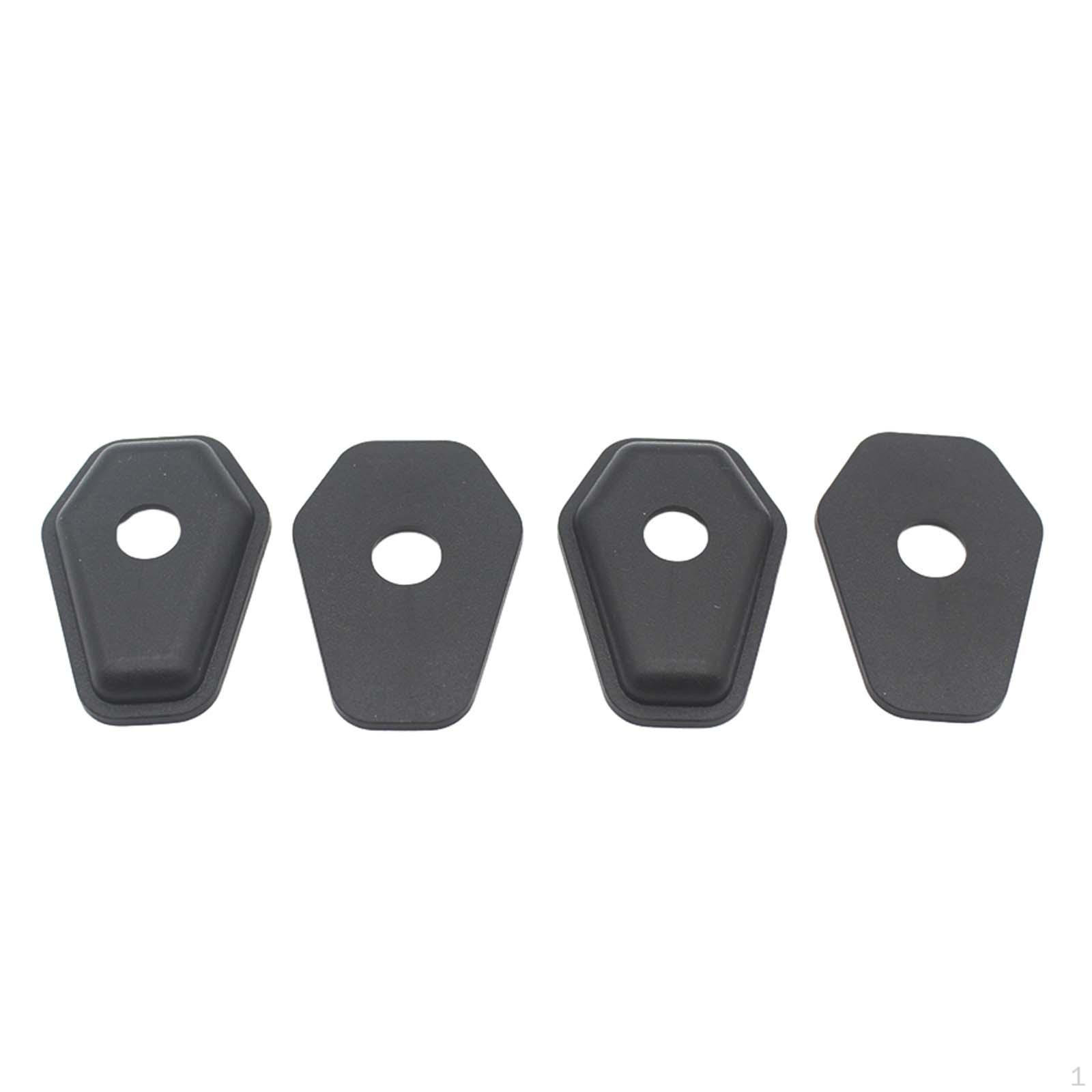 

4x Black Spacer Turn Signal Adapters Spacers Motorcycle Accessories for Gsxr600/750/1000 Spare Parts
