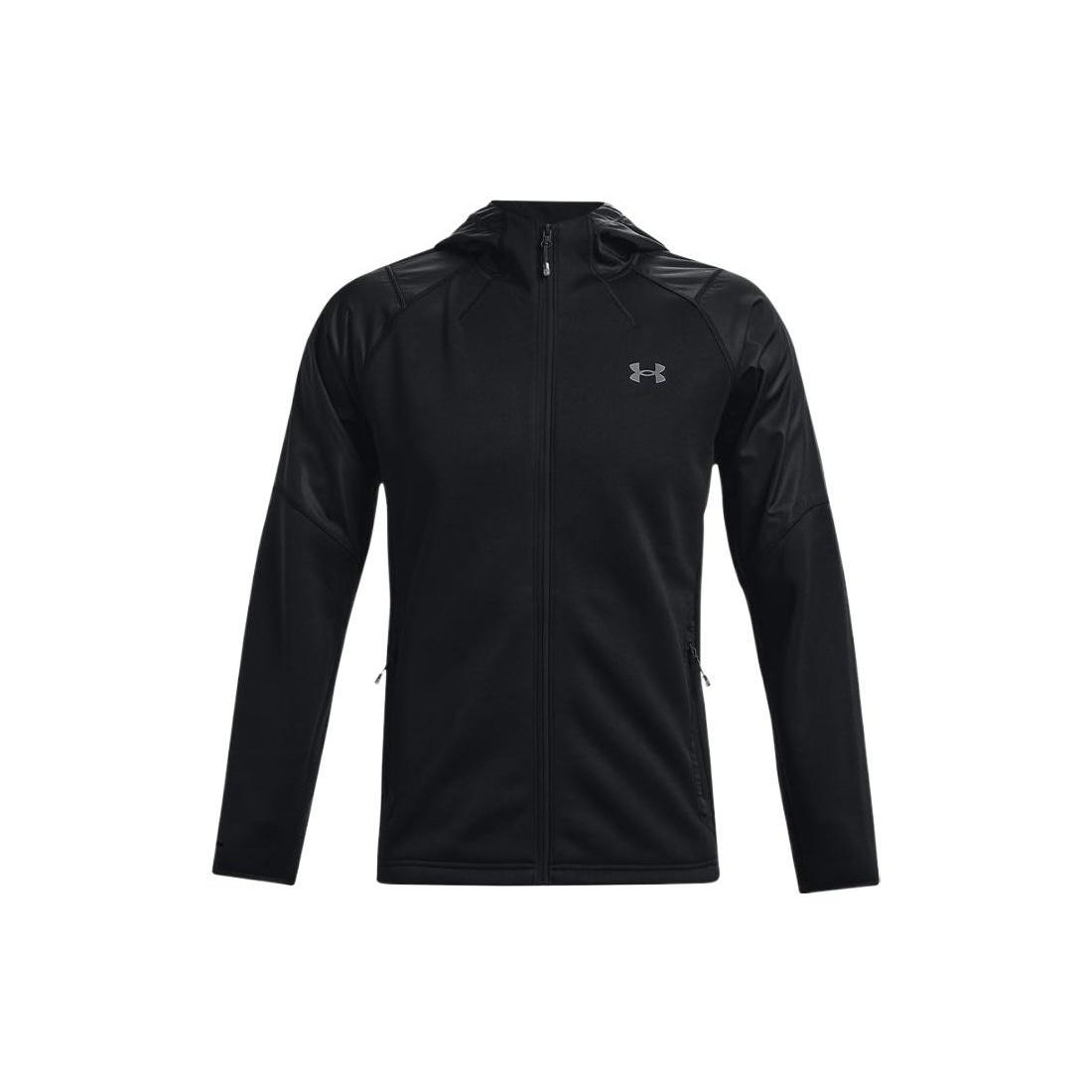 Under Armour ColdGear Swacket Hoodie Jacket Black Men s 1357475-002 S