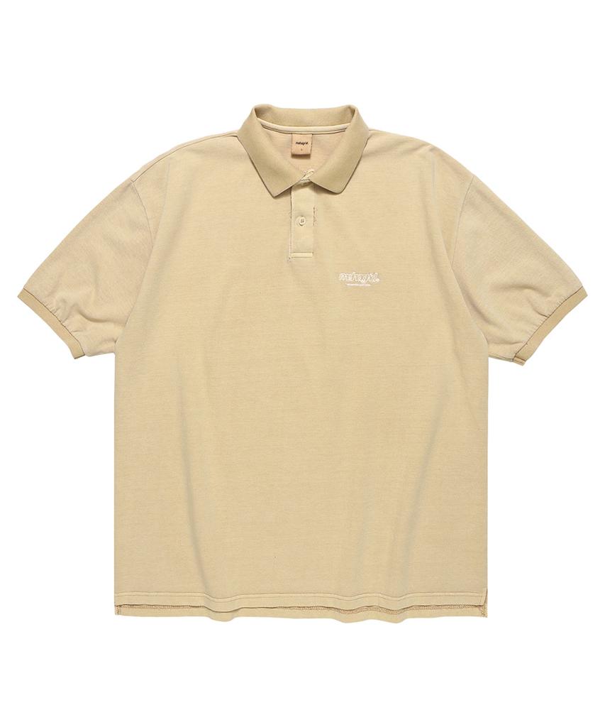 MAHAGRID Third Logo Pk Pigment Polo Beige(Mg2Cmmt537A)