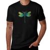 Magical Dragonfly T-Shirt Work Basic Short Sleeve Top