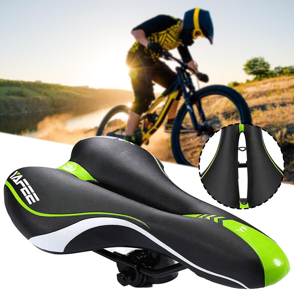 Bike Saddle Comfort Bike Seats Saddle Soft Thickened Shock Absorbing Hollow Bike Saddle For Men Women for Outdoor Sports
