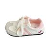 Design round head student ballet Forrest Gump little white shoes women's pink spring new chic niche ugly cute moral training board shoes