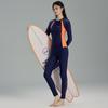 Costume da bagno intero a maniche lunghe da donna: Protezione Solare, Taglie Forti, Muta da Sub