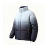 Men's Casual Gradient Color Cotton-padded Jacket, Men's Loose Stand-up Collar Cotton-padded Jacket, Thickened Cotton-padded Jacket