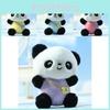 Soft And Cuddly Cartoon Panda Plush Toy Keychain Creative Bag Accessory For Kids