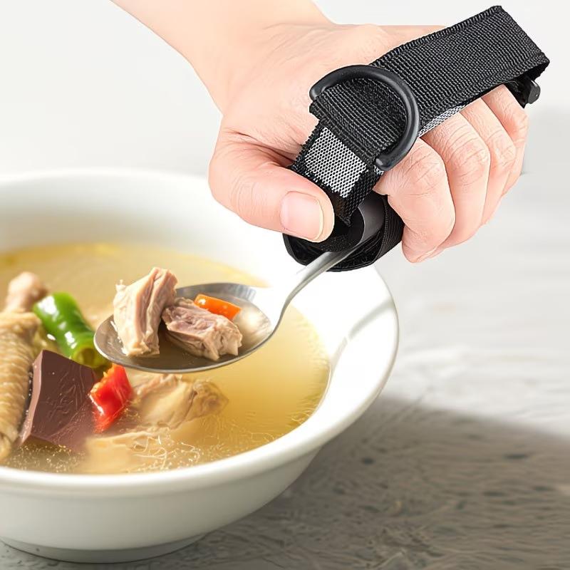 Meal Assistance Belt Washable Anti-Shake Anti-Spill Self-Service Eating Aid Band for Hand Tremor Adults