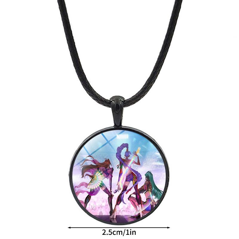 Kpop Demon HHunte Bracelet Huntrix Necklace Bracelet  Anime Hunter Hanging Pendants Party Supplies Fans Favor Gifts