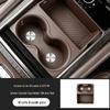 -Compatible with 26 AITO M9 Models: Central Control Cup Holder Tray & Protective Pad for Car Interior.