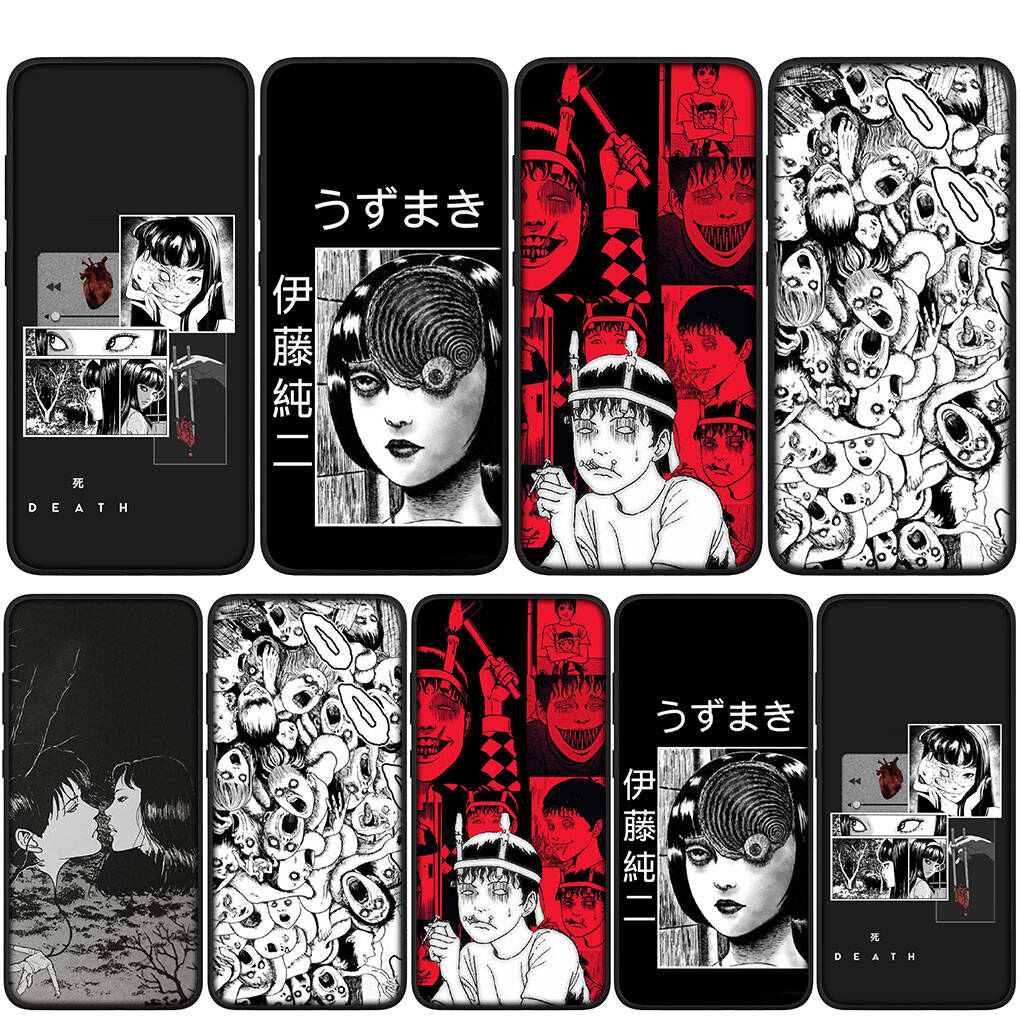 Cover for iPhone 17 16 15 Xiaomi Poco Redmi Note 14 13 12 11 Pro Max Samsung Galaxy S25 S24 OPPO Huawei Tomie Junji Ito Collection Cartoon Phone Case