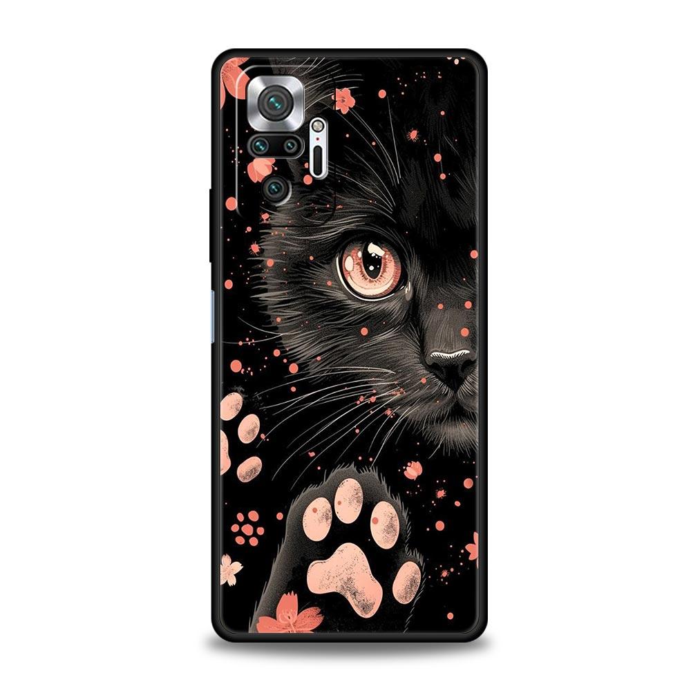 Daily Life of Cute Cats Phone Case For Xiaomi Redmi Note 14 13 5G 10 11 12 Pro Plus 4G 14C 13C 12C 10C Black Cover