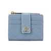 Women's Wallet Short Solid Color Wallet Card Bag Integrated Multi functional Zipper Zero Wallet