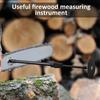 Teleskopisches Brennholz-Messwerkzeug Starkes magnetisches Brennholz-Messgerät Für Kettensägen-Holzschneide-Kit Brennholz-Messstab