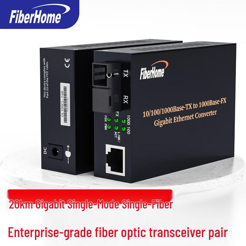 FiberHome Enterprise Fiber Optic Media Converters & Rack