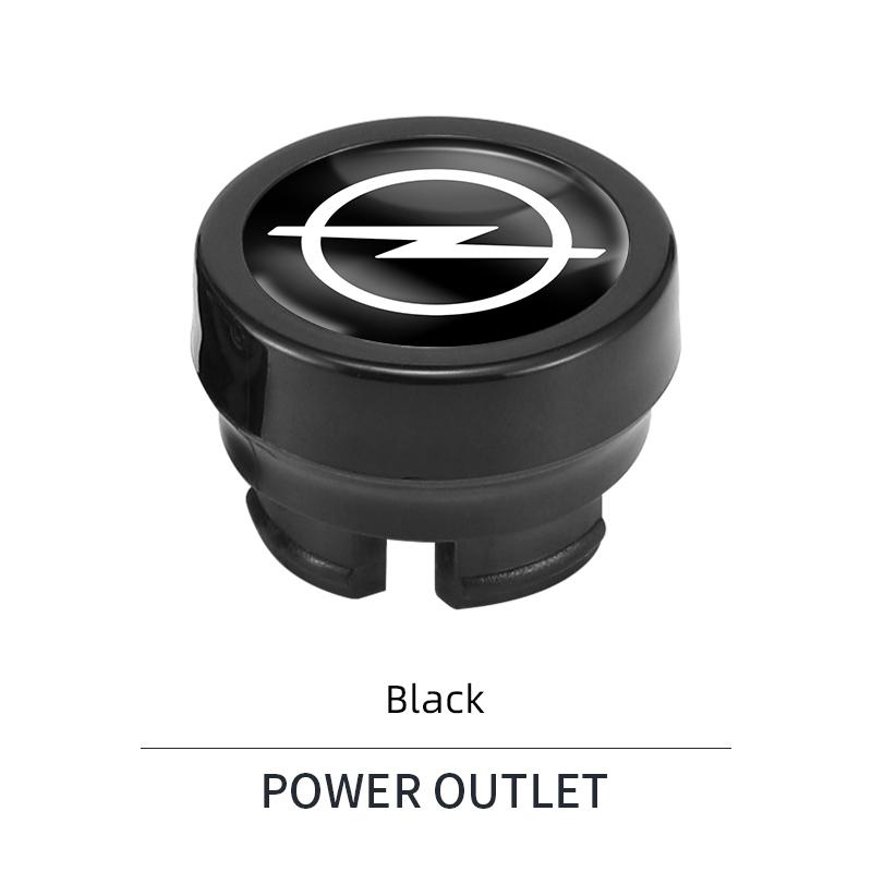 

Car Cigarette Lighter Cover DustProof Decoration Cap For Opel Corsa D Astra Insignia Mokka Adam Combo OPC Vauxhall Vectra H G J чёрный