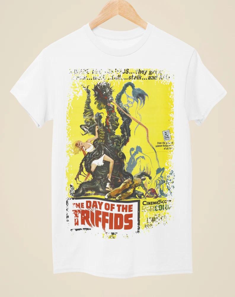 The Day Of The Triffids (1963) Movie Poster Inspired Unisex White TShirt S