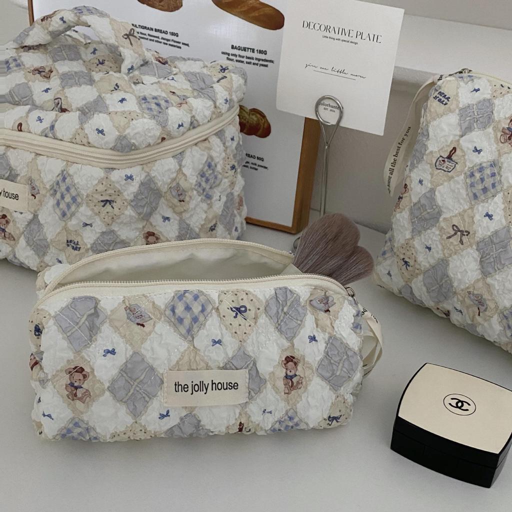 „2024 Diamond Bear Damen-Kosmetiktasche mit großem Fassungsvermögen“