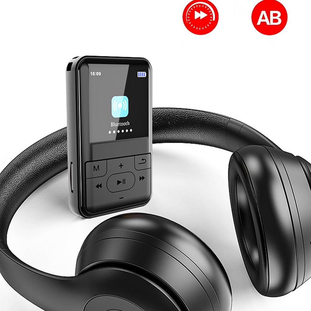 1.5 inch student back clip sports mp3 recording with external playback wireless listening to songs lossless bluetooth music player