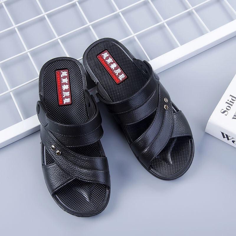 Мужские нескользящие износостойкие сандалии на толстой подошве Мужские сандалии и тапочки — фото 5