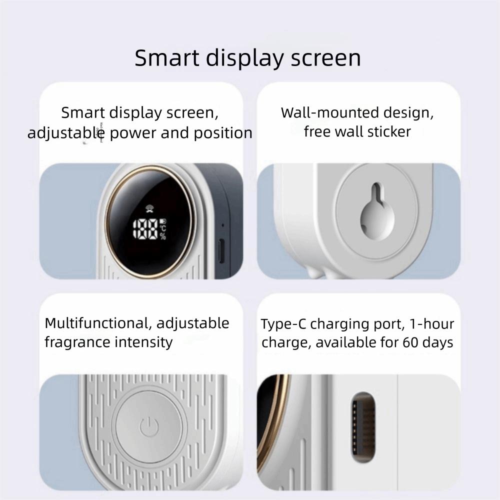 Fragrance Aroma Sprayer Rechargeable Deodorant Diffuser New Aromatherapy Machine  Bedroom Fresh Air