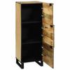 Highboard Brown 40 x 33 x 110 cm Solid Mango Wood