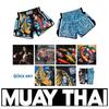 Twin Carp Fish Muay Thai Kickboxing Boxing MMA UFC Casual Shorts Gym Sport Unisex Men Women Workout Quick Dry Print Elastic High Waist Training