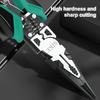 Universal Heavy-Duty Wire Cutter Needle-Nose Plier; Multi-Functional Stripping Tools for Electricians and Hardware Jobs