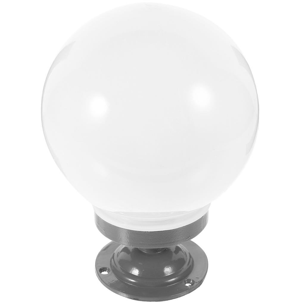 Premium Acrylic Globe Lamp Shade Replacement for Post Wall Street Patio Outdoor Lamps Easy Install Dust Protection Light Cover
