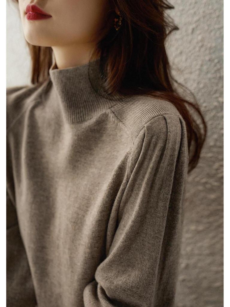 2025 Women's New Multi-Color Knit Sweater - Fall/Winter Leg-Concealing Style