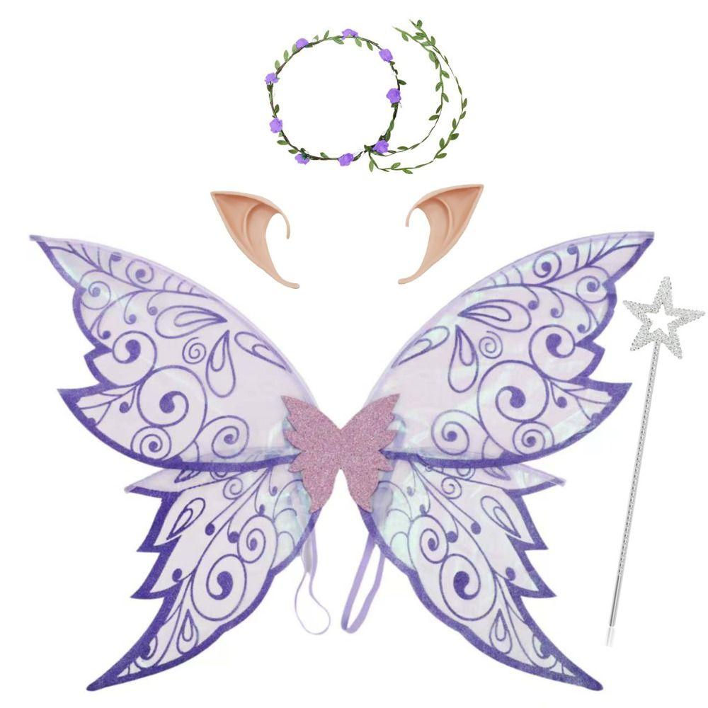 Dress Up Butterfly Fairy Elf Wings Fancy Costume Wings  Adults Children