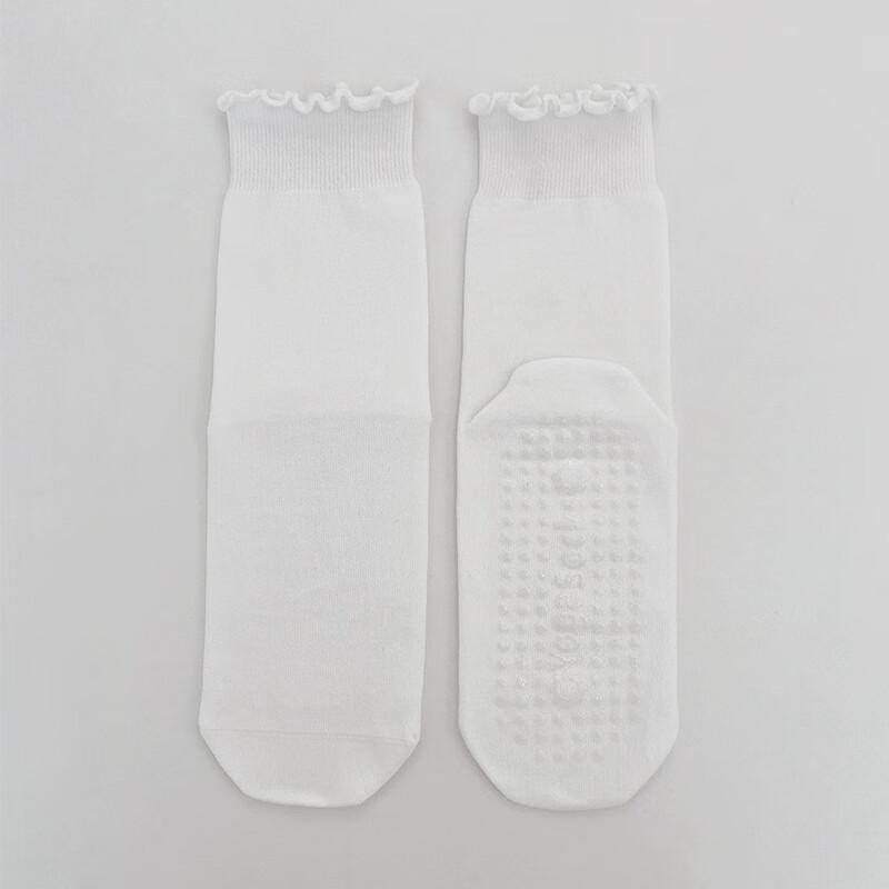 Women s Boneless Combed Cotton Mid-Tube Yoga Socks