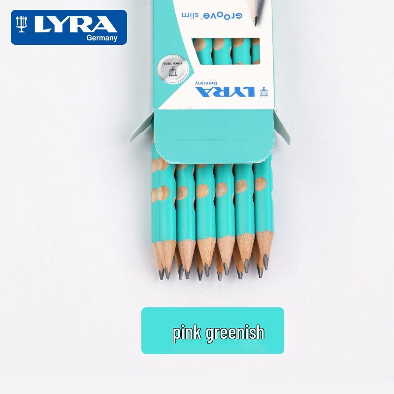 

LYRA Fluorescent Colored Pencils for Primary Students with Ergonomic Grip and Correcting Posture Feature HB