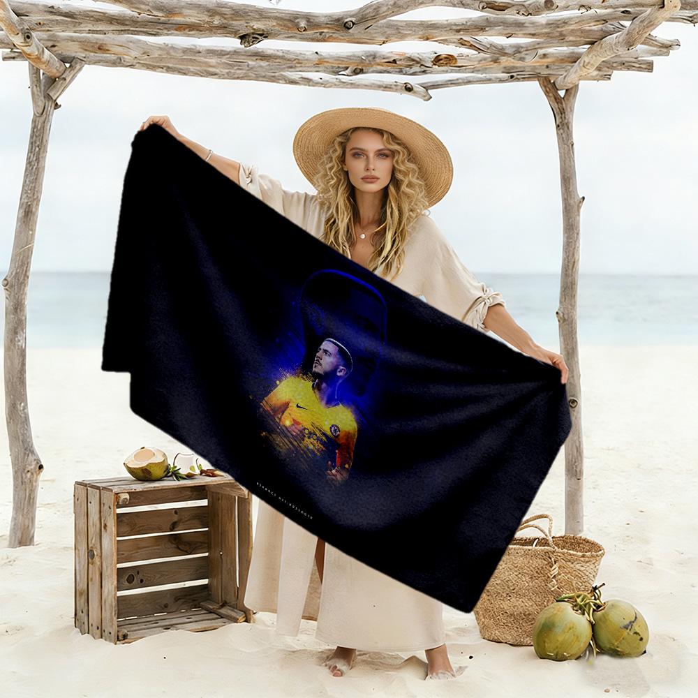 Hazard's Chelsea Moment Beach Towel Quick-Dry Soft Microfiber Comfortable Lightweight