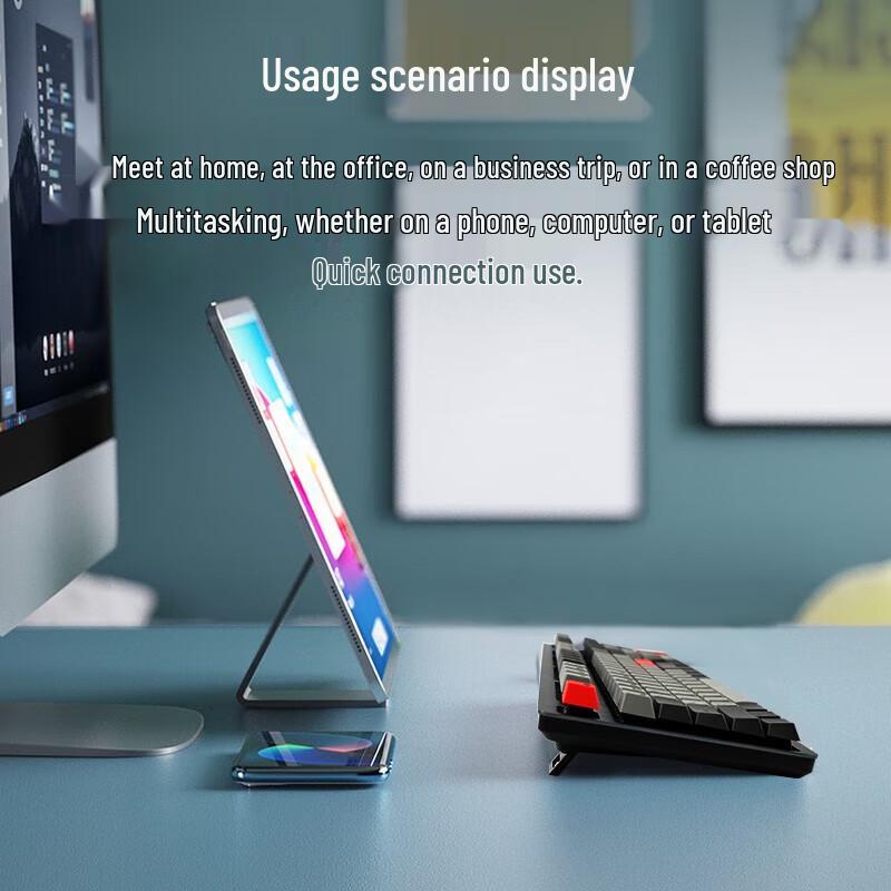 M108 Cherry Silent Red Tri-Mode Mechanical Keyboard