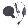 Small Heater Pad 5.9 Inch Silicone Electric Heating Mat for Car Truck Engine Oil Pan Food Warming Black