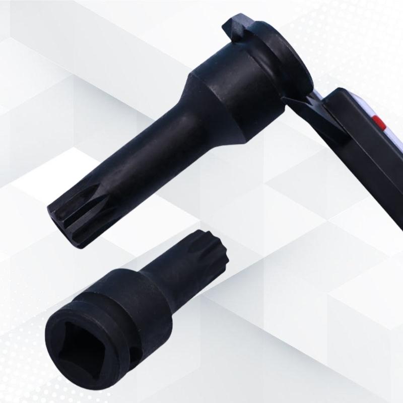 Reinforced Steel Hexagonal Bit Magnetic Driver Attachment for Mechanical Tool Motorcycle Maintenance Automotive Repair