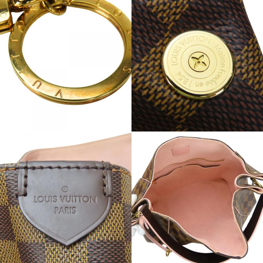 Used LOUIS VUITTON Shoulder Bag Kaisa Hobo N41556 Damier Brown Rose Valerine Shoulder