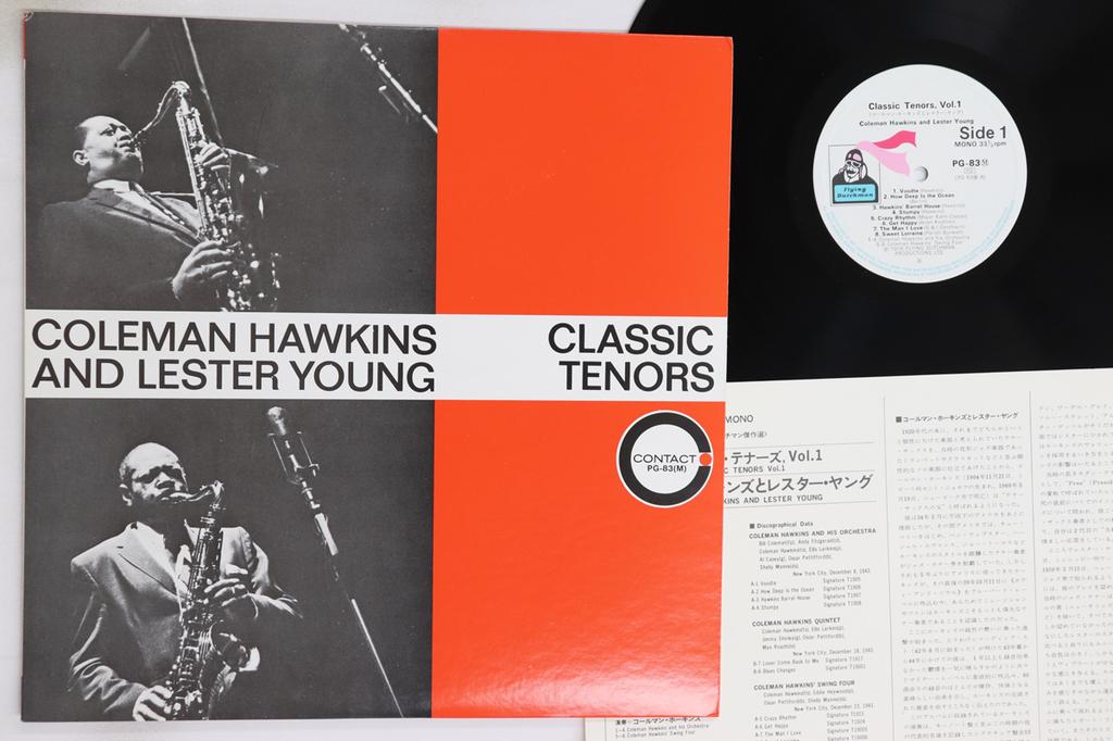 LP Record COLEMAN HAWKINS, LESTER YOUNG - Classic Tenors Vol 1 PG83 FLYING DUTCHMAN 1978 Japan Jazz Used